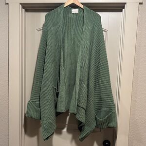 Indigo Luna Sage Green Women's Tuula Poncho